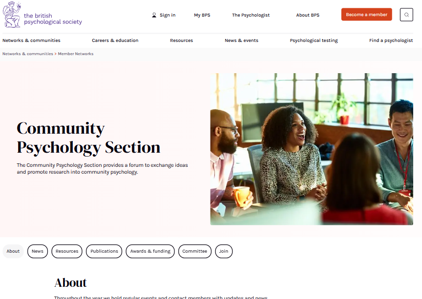 BPS Community Psychology